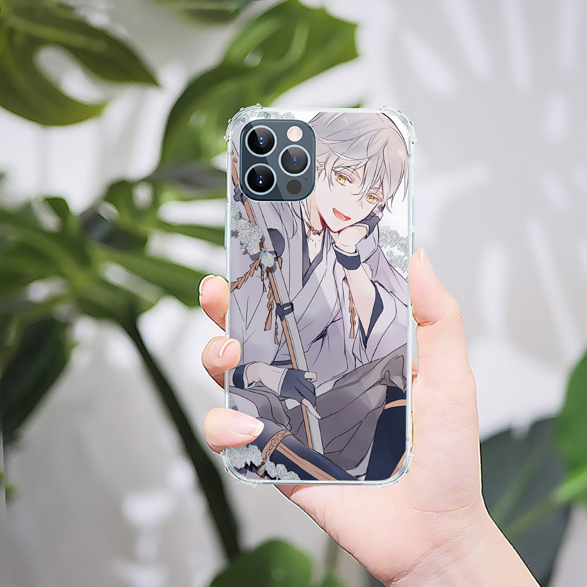 （画像用） 刀剣乱舞 Touken Ranbu 【iPhone 12シリーズ対応】透明スマホケース（クリアソフトケース）
